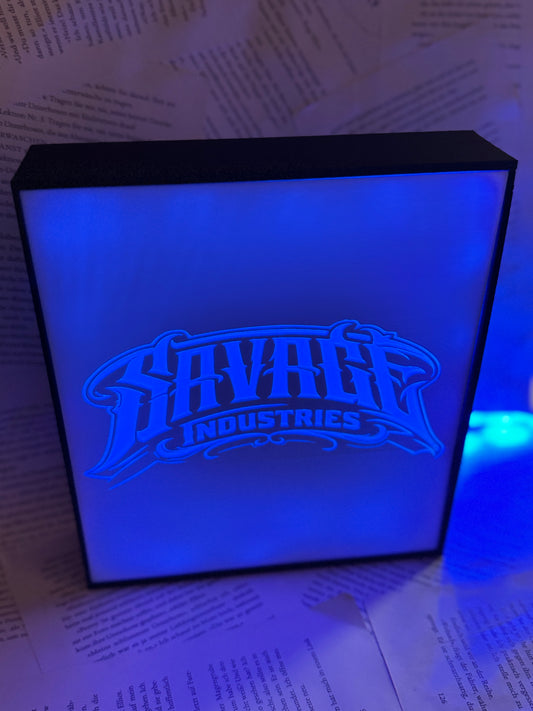 LED Leuchtrahmen Silhouette / Reliefdruck