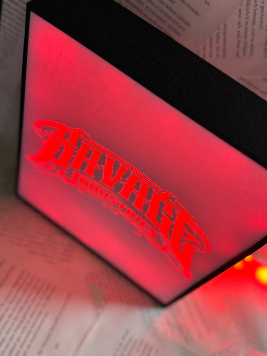 LED Leuchtrahmen Silhouette / Reliefdruck